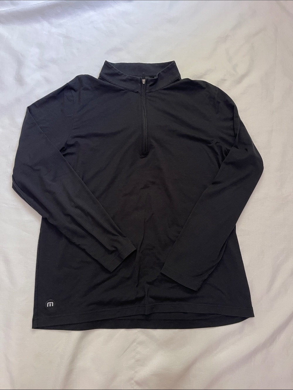 Travis Mathew Men's Long Sleeve Quarter-Zip Pullover - Blue